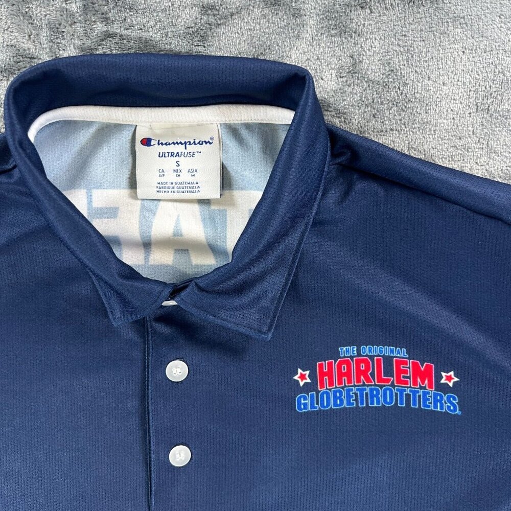 Champion Basketball Coach Polo Men S Harlem Globetrotters Staff Uniform Team - Picture 3 of 16